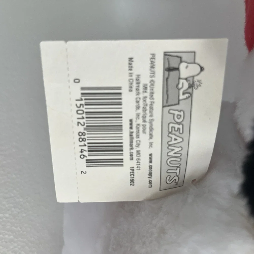 Hallmark LARGE Red‎ Hat Snoopy &  Woodstock Vintage Collectible With Tags